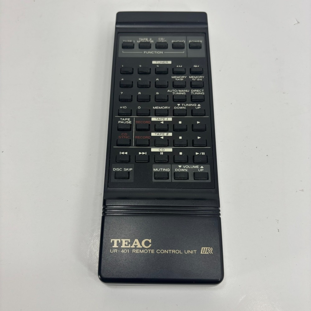 TEAC UR-401 Remote Control Unit Genuine OEM - TESTED